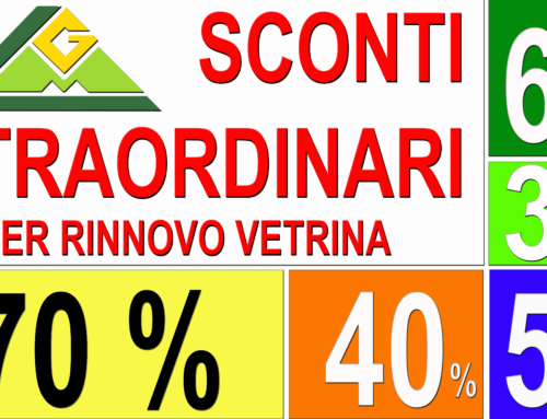 Ellemmegi arredi: Sconti straordinari per rinnovo vetrine